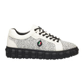 Mazerata Pigale 10 Rhinestone Sneakers – White